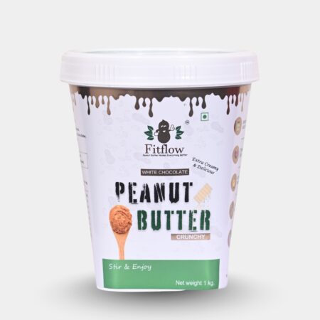Fitflow White Chocolate Peanut Butter (1kg) – High Protein