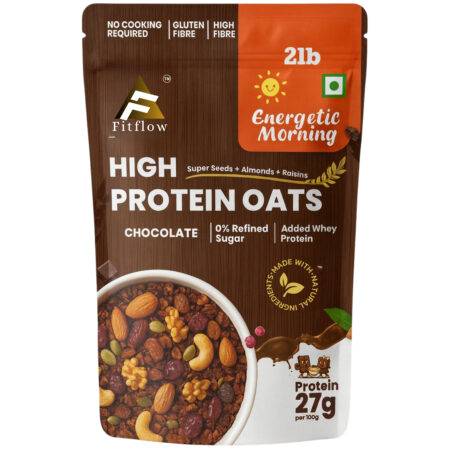 Fitflow High Protein Oats Chocolate | 27g Protein