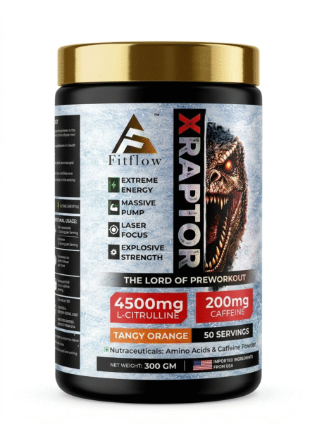 Fitflow X-Raptor Pre Workout – Tangy Orange
