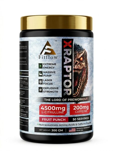 Fitflow X-Raptor Pre Workout –Fruit Punch