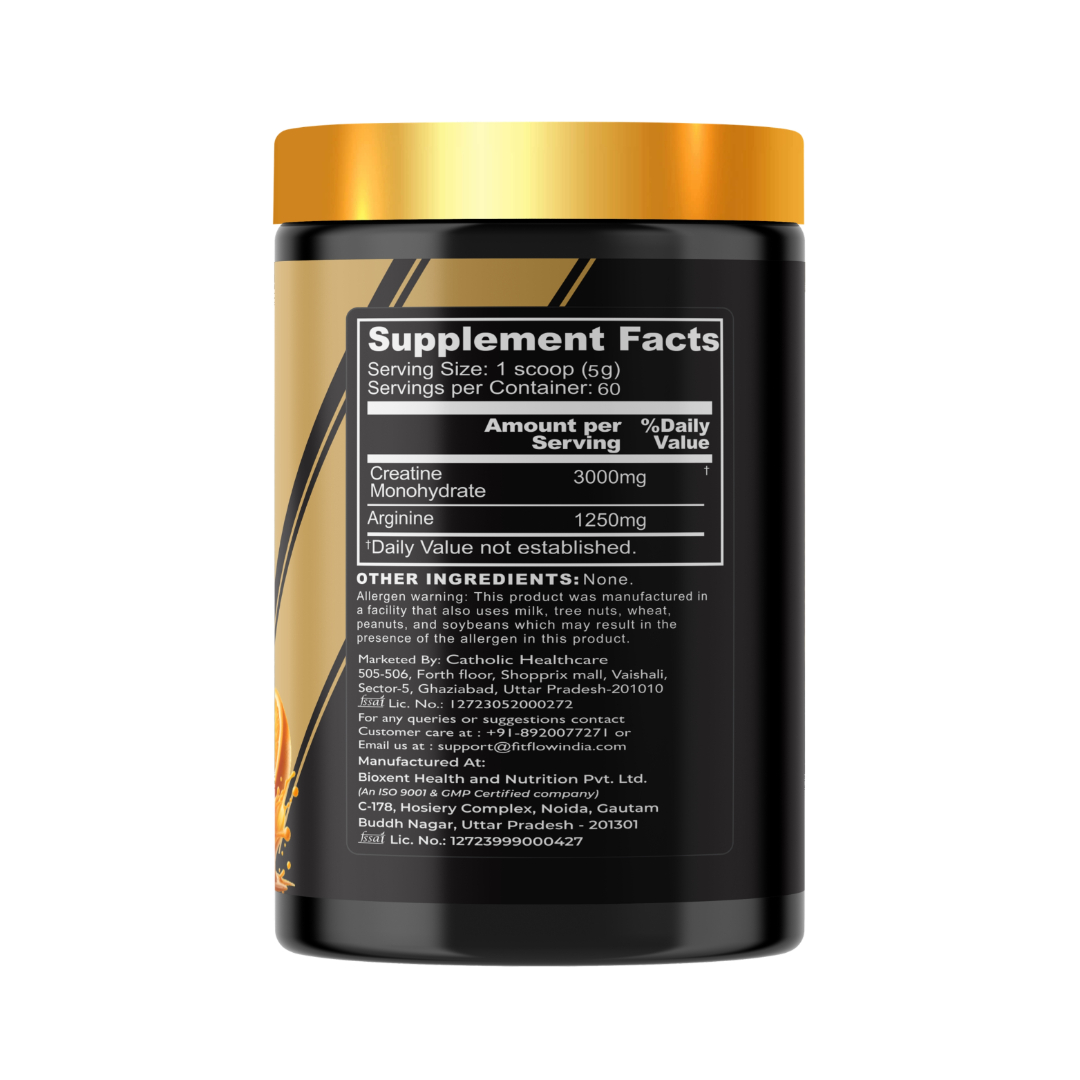 Fitflow Creatine + Arginine 300g - Image 6